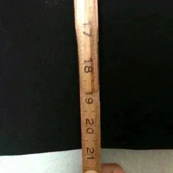 Vtg Style&Co black pleated career skirt Women size 10 - Picture 5 of 9